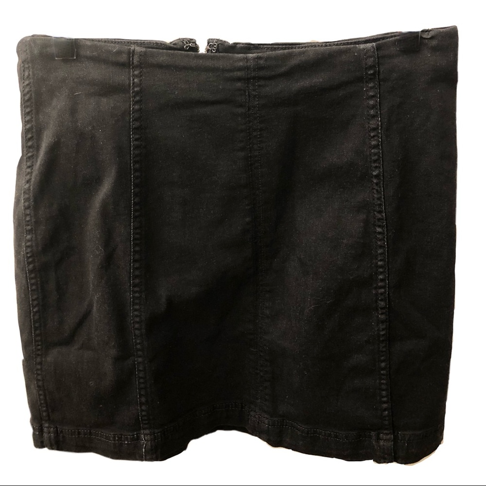 Free people denim mini skirt - Picture 4 of 7